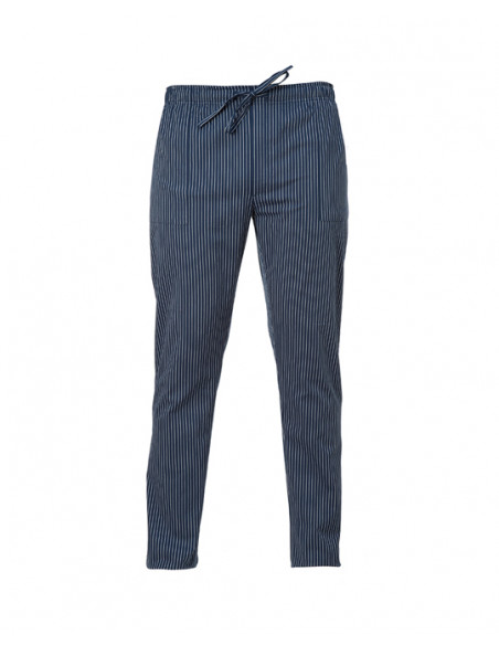 Pantaloni Cuoco Enrico - Gessato 70% Cotone 30% Poliestere gr.145
