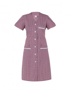 Camice Viola Quadro 60% Cotone 40% Poliestere gr.145 2