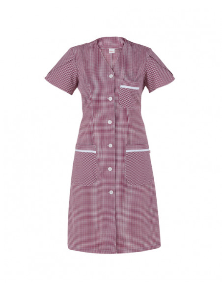 Camice Viola Quadro 60% Cotone 40% Poliestere gr.145