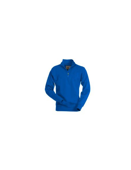Felpa Mezza Zip Garzata 280Gr