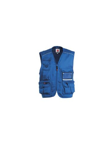 Gilet Leggero E Multi-Tasche Twill Cotone/Poliestere 190Gr