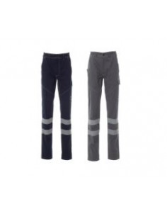 Pantaloni Estivo Con Bande Cotone Twill Ripstop  210Gr