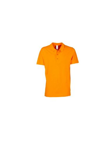 Polo Con Chiusura A Bottoni E Manica Corta Piquet 180Gr