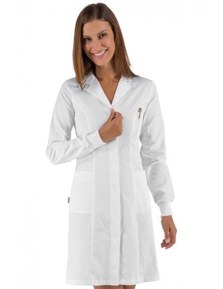 Camice Donna Valencia SLIM Bianco