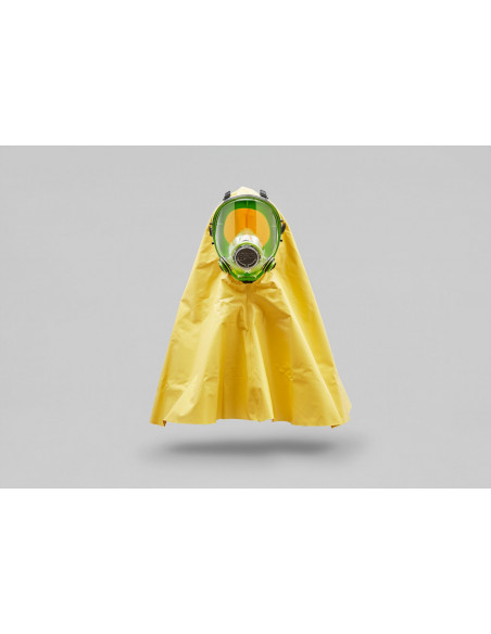 Maschera Pieno Facciale Termoplastica Con Cappuccio Anti Acido Serie 5000