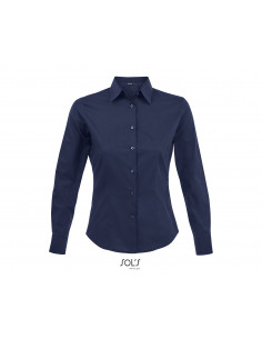 Camicia donna m/l - tessuto stretch 97% cotone 3% elastan