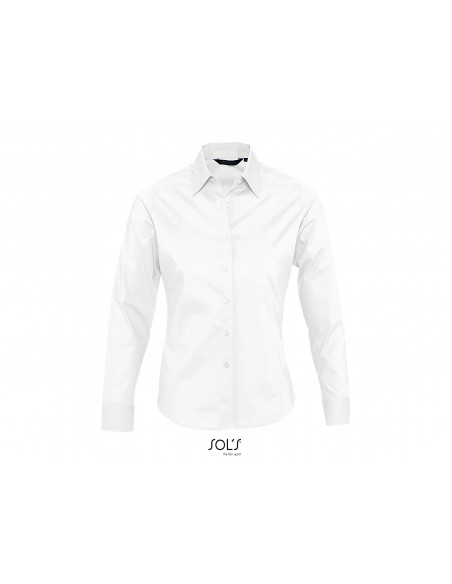 Camicia Donna M/Lunga Stretch 97% cotone 3% elastan