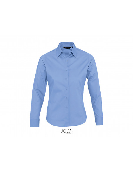 Camicia Donna M/Lunga Stretch 97% cotone 3% elastan