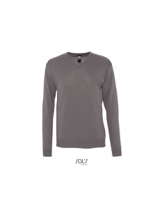 Pullover colorato 240 uomo m/l scollo a V - 50% cotone 50% acrilico