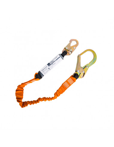Cordino Singolo per 140 Kg con Assorbitore Nero/Arancio