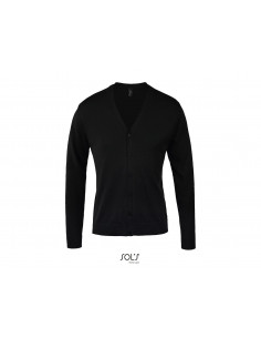 Cardigan da Uomo con Scollo a V e Bottoni 345 2