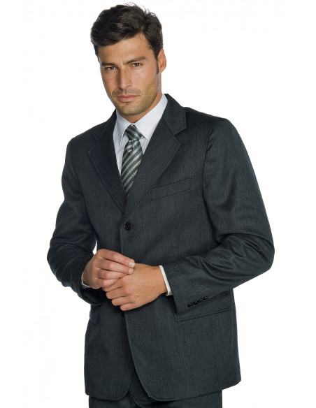 Giacca Uomo 3 Bottoni Foderata Grigio Antracite