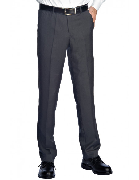 Pantalone Uomo senza Pinces Grigio Antracite