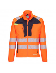 Top con cerniera ad alta visibilità DX4