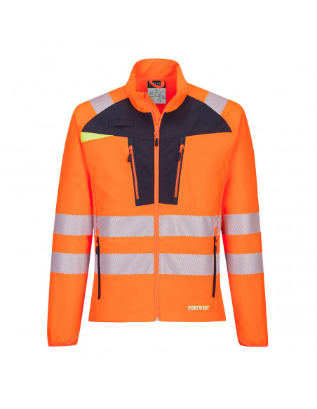 Top con cerniera ad alta visibilità DX4