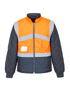 Giacca bicolore Hi-Vis - Reversibile