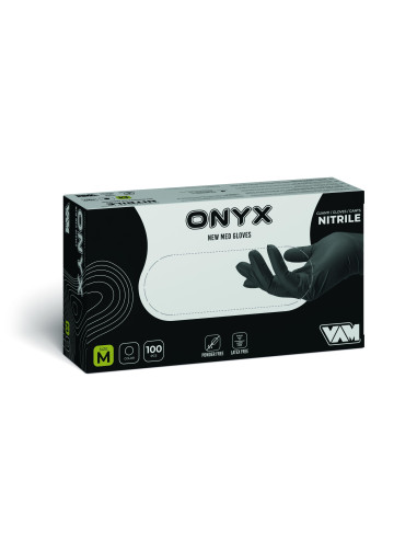 Guanto Monouso Nitrile Nero 3,5 gr. (Conf. 100 pz.)