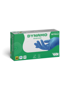 Guanto Monouso Nitrile Dynamo Azzurro. 6,2 gr. (Conf.100...