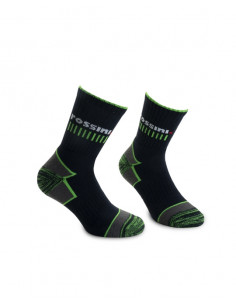 Calzino Tennis Base Bi-Pack Blu/Verde