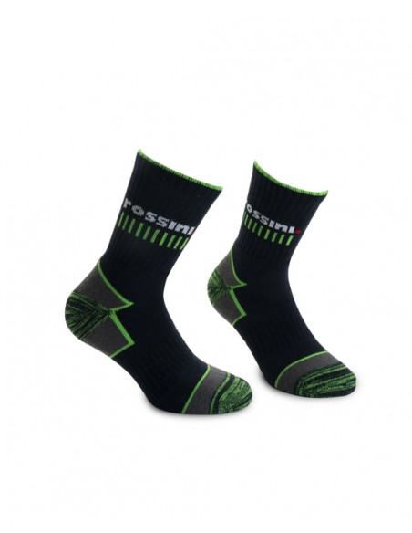 Calzino Tennis Base Bi-Pack Blu/Verde