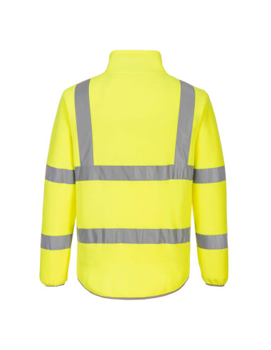 Giacca Eco in pile ad alta visibilità