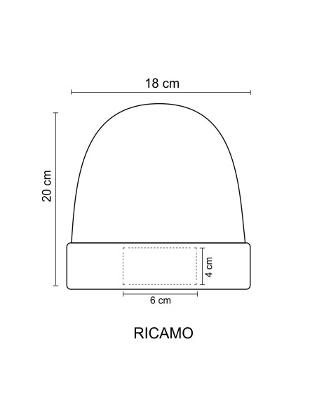Berretto Maglia 100% Acrilico