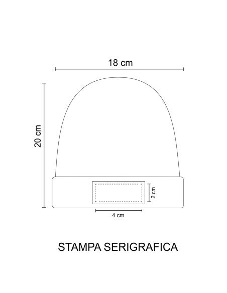 Cappello Pile 100% Pol.