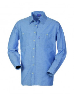 Camicia Oxford 100% Cotone Manica Lunga