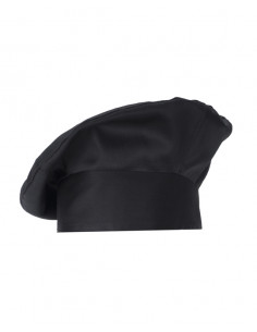 Cappello Cuoco Monet Nero 65% Poliestere 35% Cotone gr.180