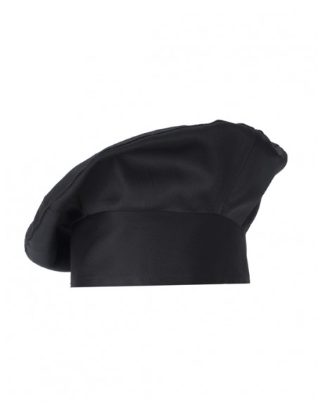 Cappello Cuoco Monet Nero 65% Poliestere 35% Cotone gr.180