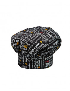 Cappelo Cuoco - Nero Menu 100% Cotone