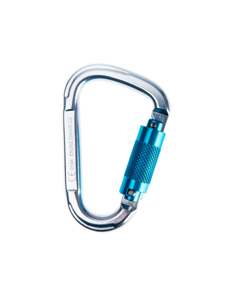 Moschettone Twist Lock in alluminio