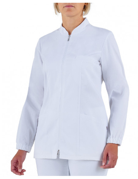 Casacca Donna Alice - Bianco 100% Cotone gr.185