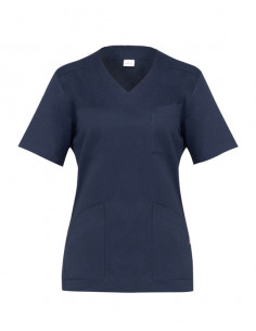 Casacca Donna Milena - Blu 100% Cotone gr.185