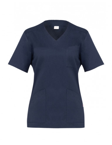 Casacca Donna Milena - Blu 100% Cotone gr.185