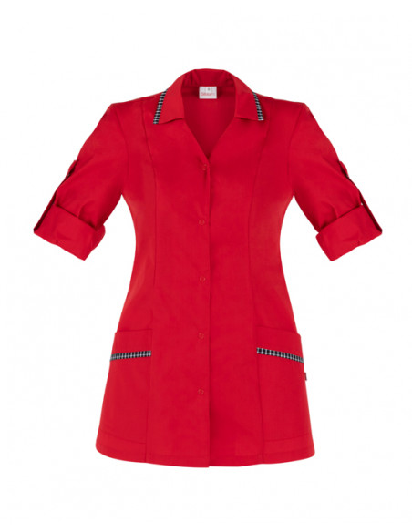 Casacca Primula Rosso 65% Poliestere 35% Cotone gr.143
