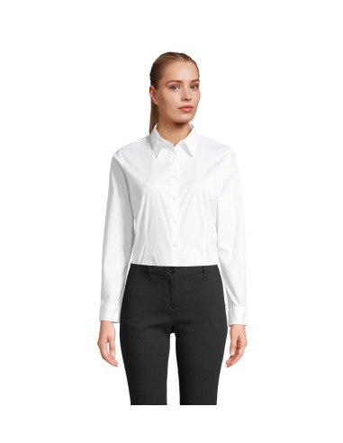 Camicia Donna M/Lunga Stretch 97% cotone 3% elastan