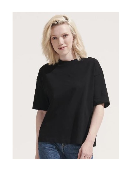 T-Shirt Oversize da Donna in Cotone Biologico Boxy