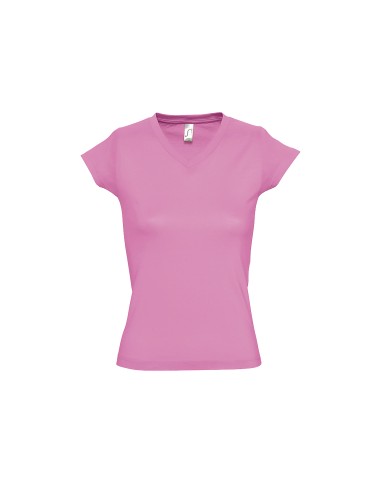 T-Shirt da Donna con Collo a V Moon 150 gr