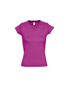 T-Shirt da Donna con Collo a V Moon 150 gr 2