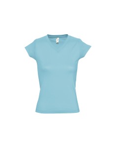T-Shirt da Donna con Collo a V Moon 150 gr 2