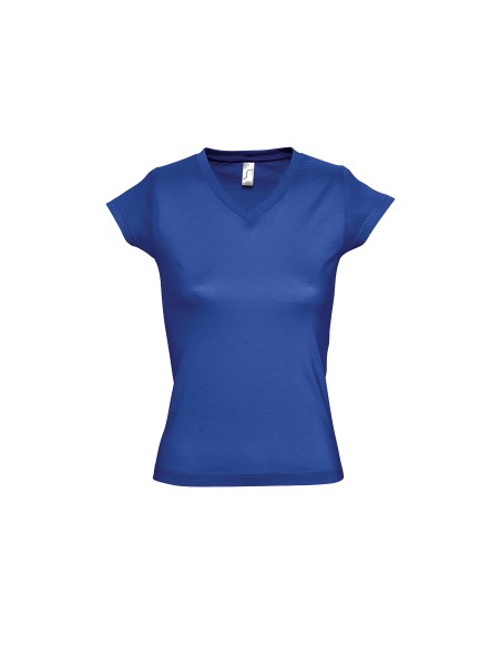 T-Shirt da Donna con Collo a V Moon 150 gr