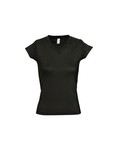 T-Shirt da Donna con Collo a V Moon 150 gr