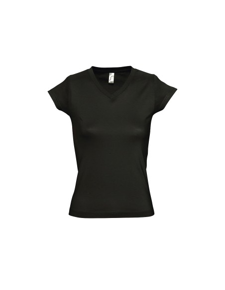 T-Shirt da Donna con Collo a V Moon 150 gr