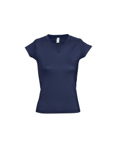 T-Shirt da Donna con Collo a V Moon 150 gr 2
