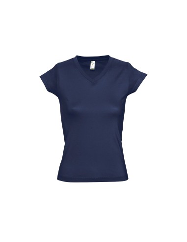 T-Shirt da Donna con Collo a V Moon 150 gr