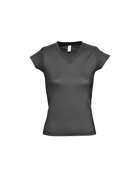T-Shirt da Donna con Collo a V Moon 150 gr
