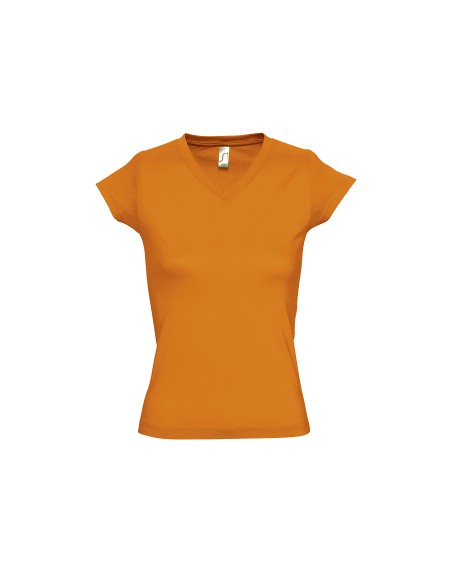 T-Shirt da Donna con Collo a V Moon 150 gr