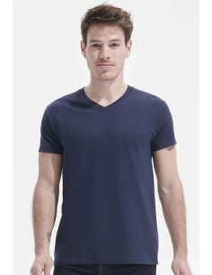 T-Shirt con Collo a "V" Imperial V 190 gr