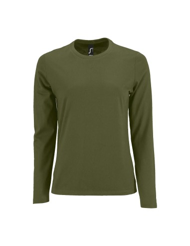 T-Shirt Manica Lunga da Donna Imperial 190 gr